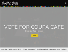 Tablet Screenshot of coupacafe.com